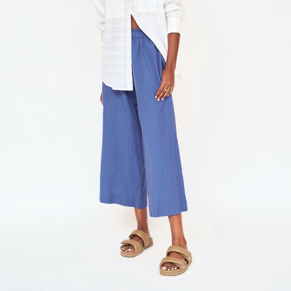 Mirth Beach Pant in Cobalt Blue